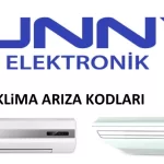 sunny klima hata kodları